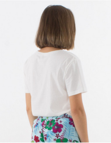 Tee-shirt cotton hippie pattern