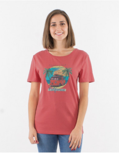 Tee-shirt cotton hippie pattern