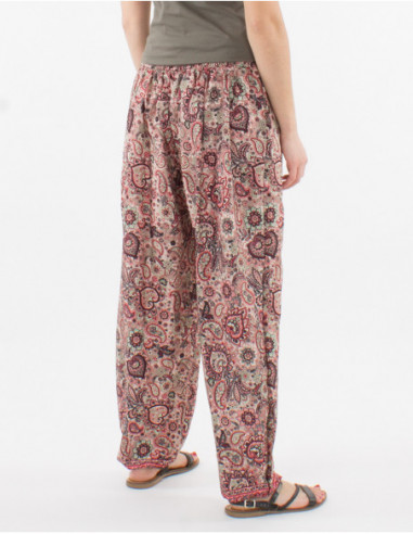 Pantalon sales imprimé cachemire