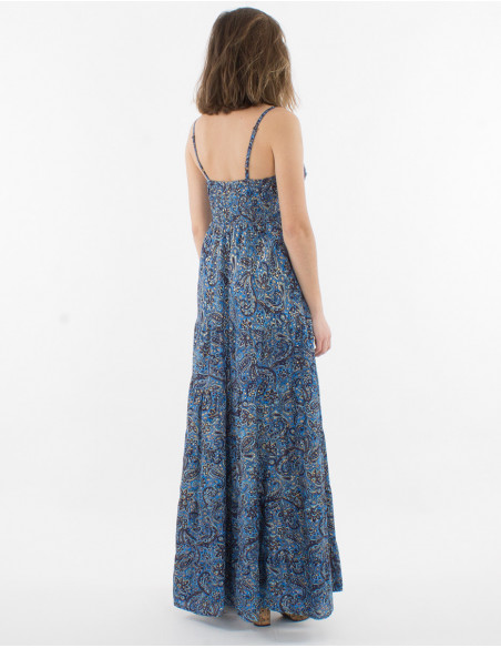 bohemian paisley dress
