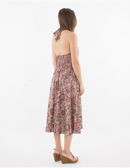 Original mid-length dress to tie