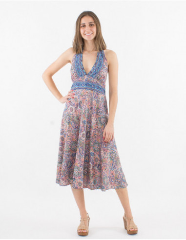 Original mid-length dress to tie