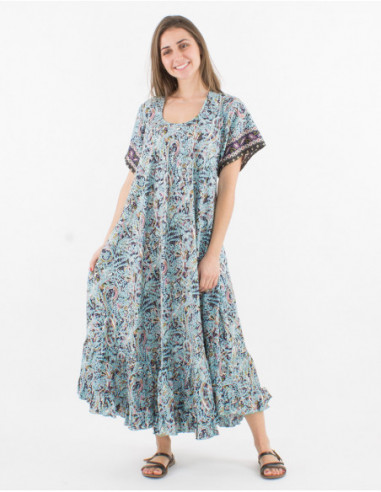 Original oversized ruffled long dress