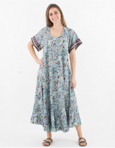 Original oversized ruffled long dress