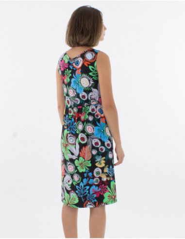 Robe courte à imprimé caraïbes original