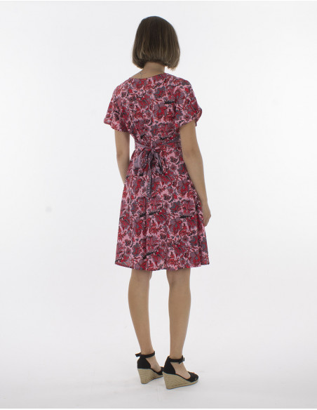 Bohemian floral skater dress