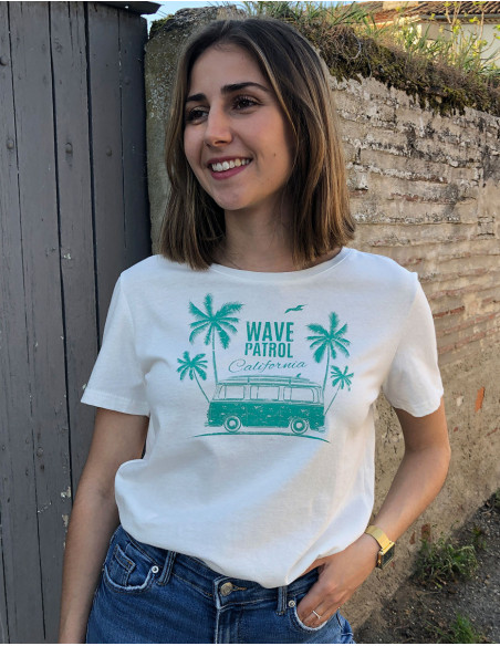 Tee-shirt en coton motif boho Palm