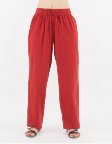 Plain cotton pant