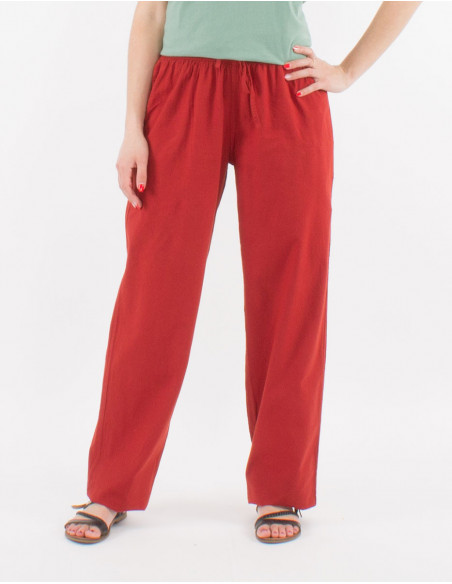 Plain cotton pant