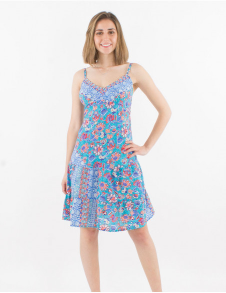 Short summer dress with smock
