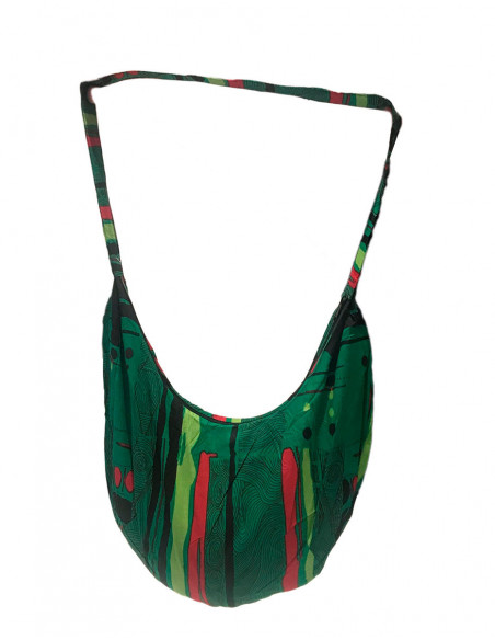 Double bag cotton printed 2 zip