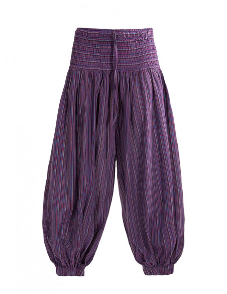 Ladie Pant Cotton Alladin Stripped