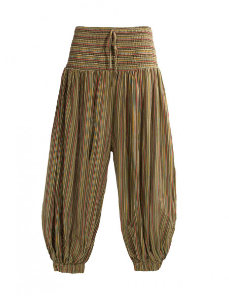 Ladie Pant Cotton Alladin Stripped