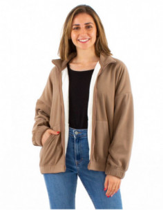 Winter fur lined jacket