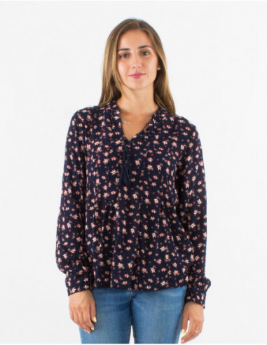 Bohemian chic flowing blouse