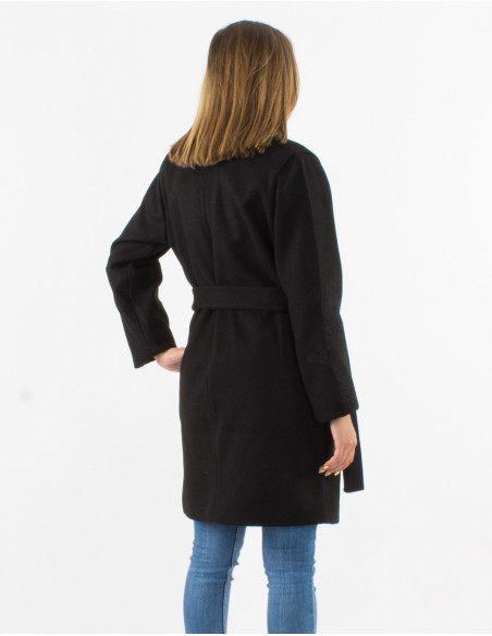 Long embroidered coat