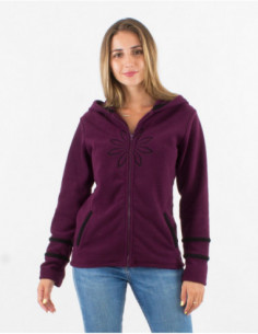 Embroidered ethnic fleece... 2