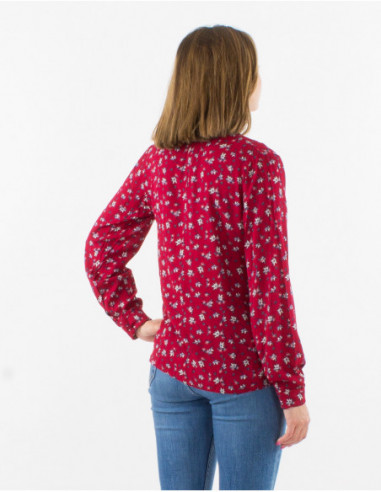 Bohemian chic flowing blouse