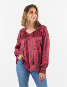 Ethnic blouse cashmere colored 2