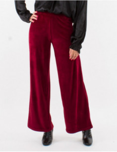 Chic flared pants in plain... 2