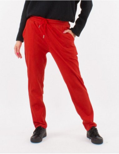 Basic plain soft pants
