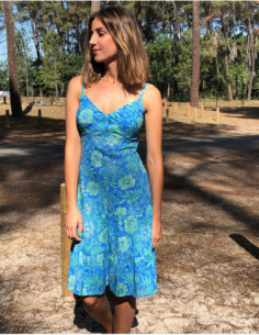 Short Hawaiian dress with...
