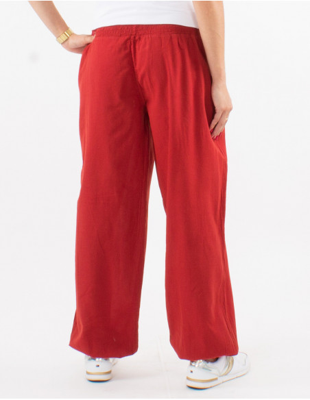 Cotton plain pant sw