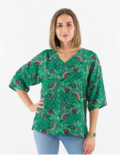 Women's original paisley blouse ideal for summer 2023