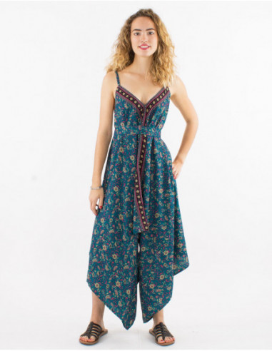 Original baba cool pants suit with small flowers