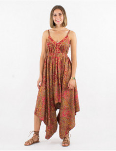 Baba cool summer jumpsuit for women with paisley