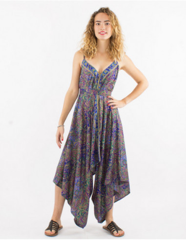 Baba cool summer jumpsuit for women with paisley