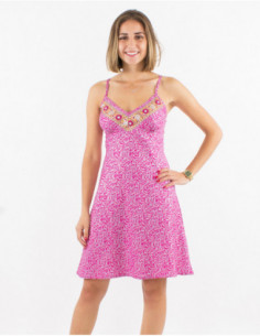 Summer flowing dress 2023 arabesque pattern