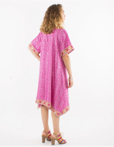 Oversized summer dress 2023 arabesque pattern baba cool lilac