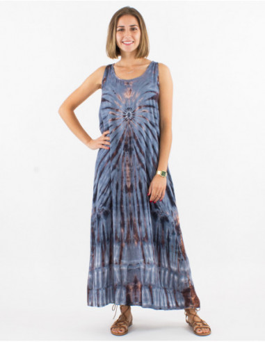 Original beach dress baba cool Tie and Dye gray