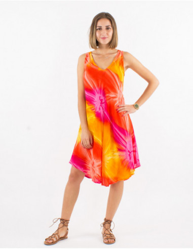 Original colorful summer short dress
