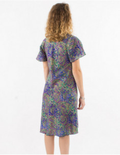 Flowing beach dress printed baba cool original 2