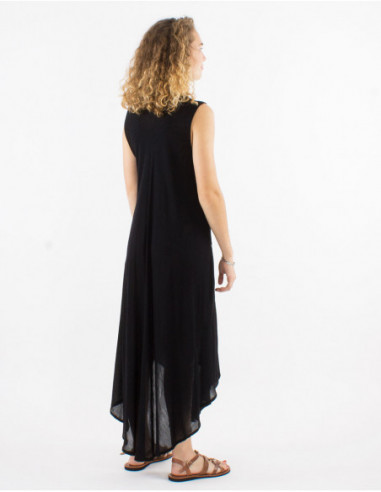 Robe longue été noire new arrivals