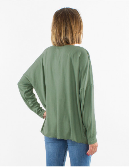 Gilet fin femme pour l'été basique chic uni vert d'eau