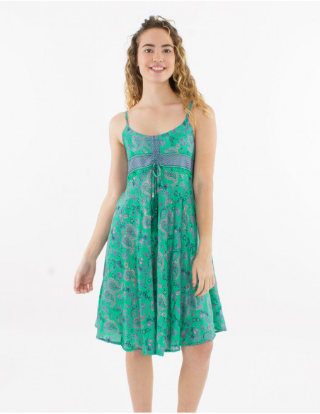 Robe d'été mi longue fluide romantique