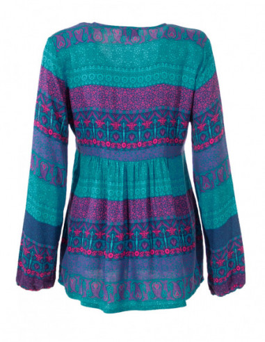 Indian blouse with pompons