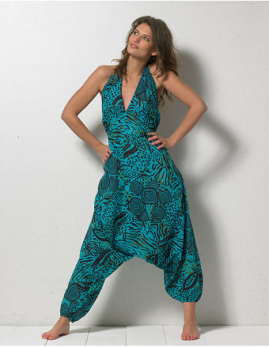 Afric cotton voile jumpsuit