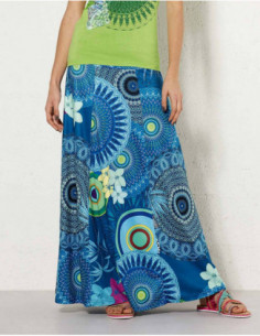 Ethnic and colorful long skirt