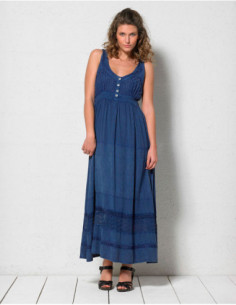 Viscose long dress double...