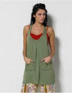 Knitted rayon minidress