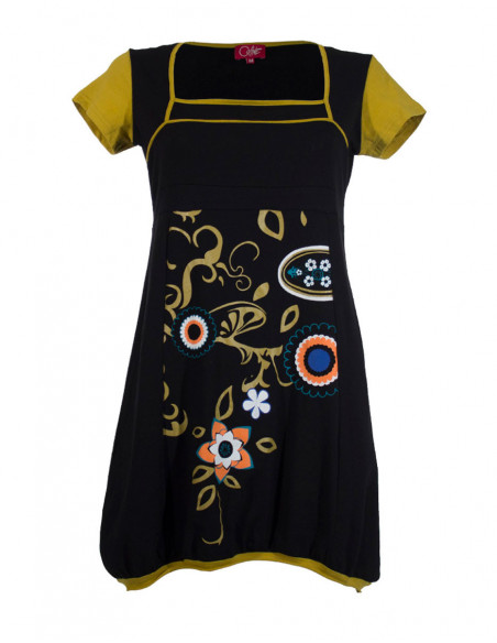 Knitted 97% cotton 3% elastane dress