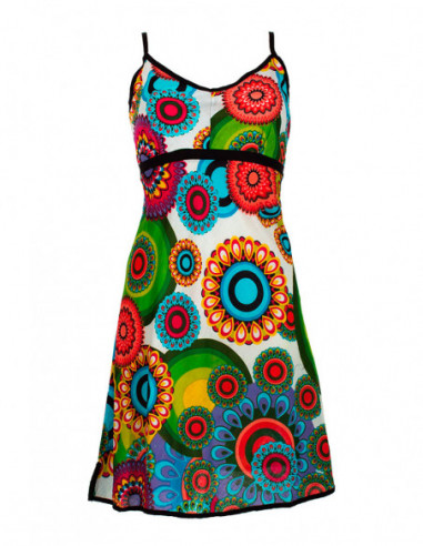 Robe courte coton
