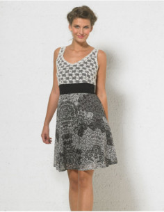 Printed cotton long dress 2