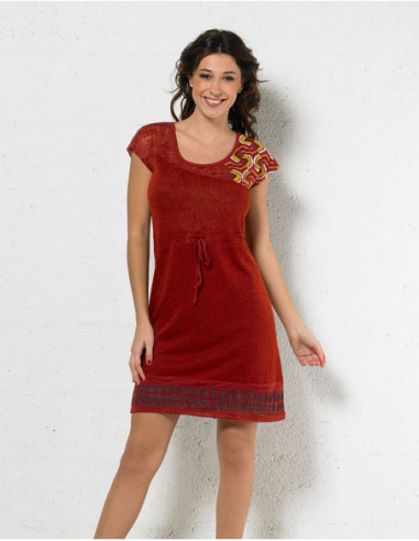 Knitted polyester dress