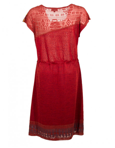 Robe courte polyester