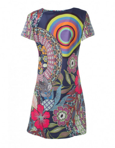 Short sleeves ethnic dress